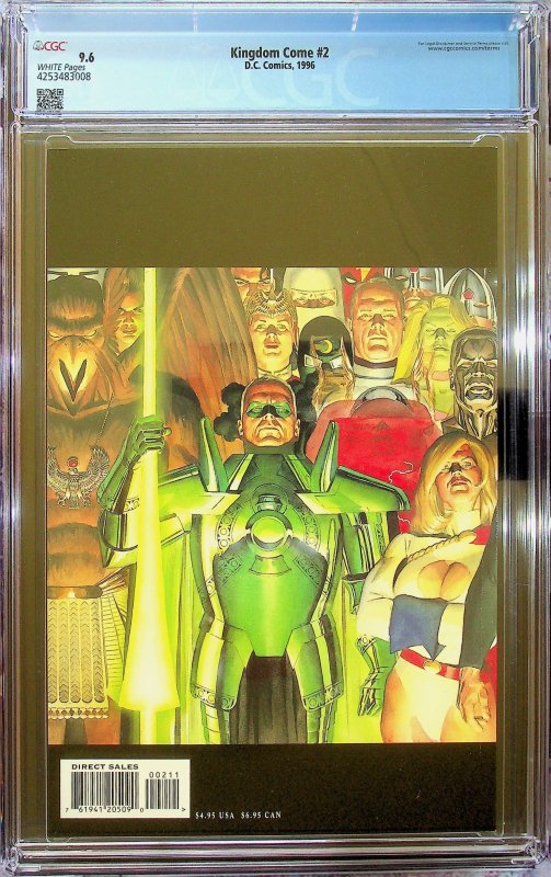 Kingdom Come #2  (1996) - CGC 9.6 - Cert#4253483008
