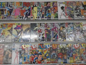 Huge Lot of 150+ Comics W/ Cable, Doom, Human Torch Avg. VF- Condition.