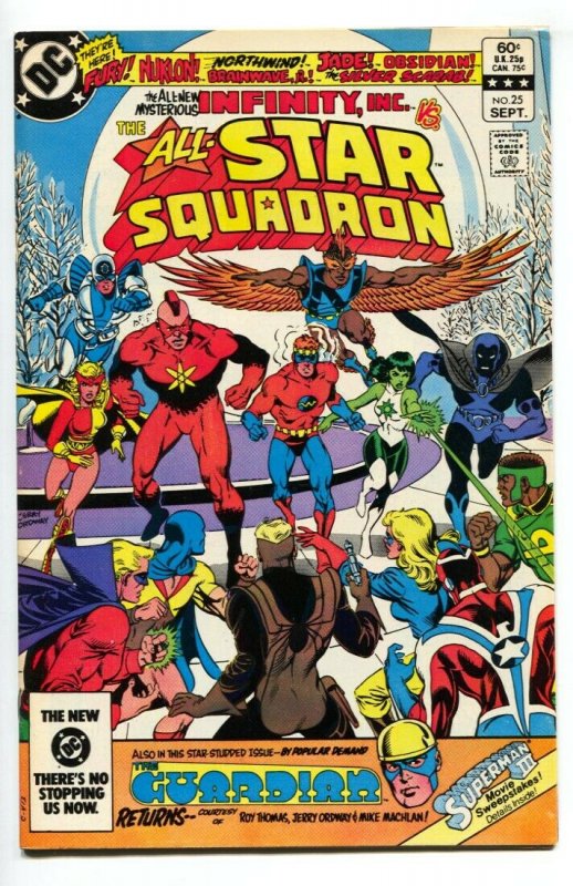 All-Star Squadron #25 1983 First Nuklon - Atom-Smasher DC comic book  VF/NM