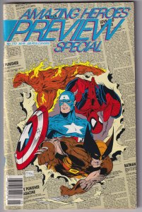 Amazing Heroes #170 (1989) Todd McFarlane cover!
