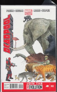 Deadpool #1 Blank Cover (2013) Deadpool