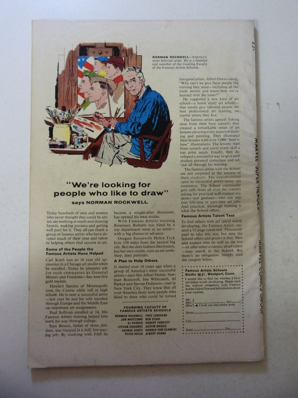 Marvel Super-Heroes #12 (1967) VG Condition