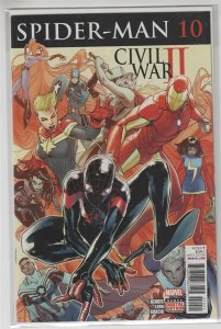 SPIDER-MAN (2016 MARVEL) #10 CVR A SARA PICHELLI