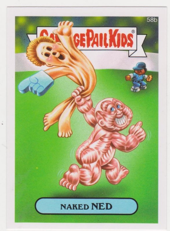 2015 Garbage Pail Kids #58b Naked Ned