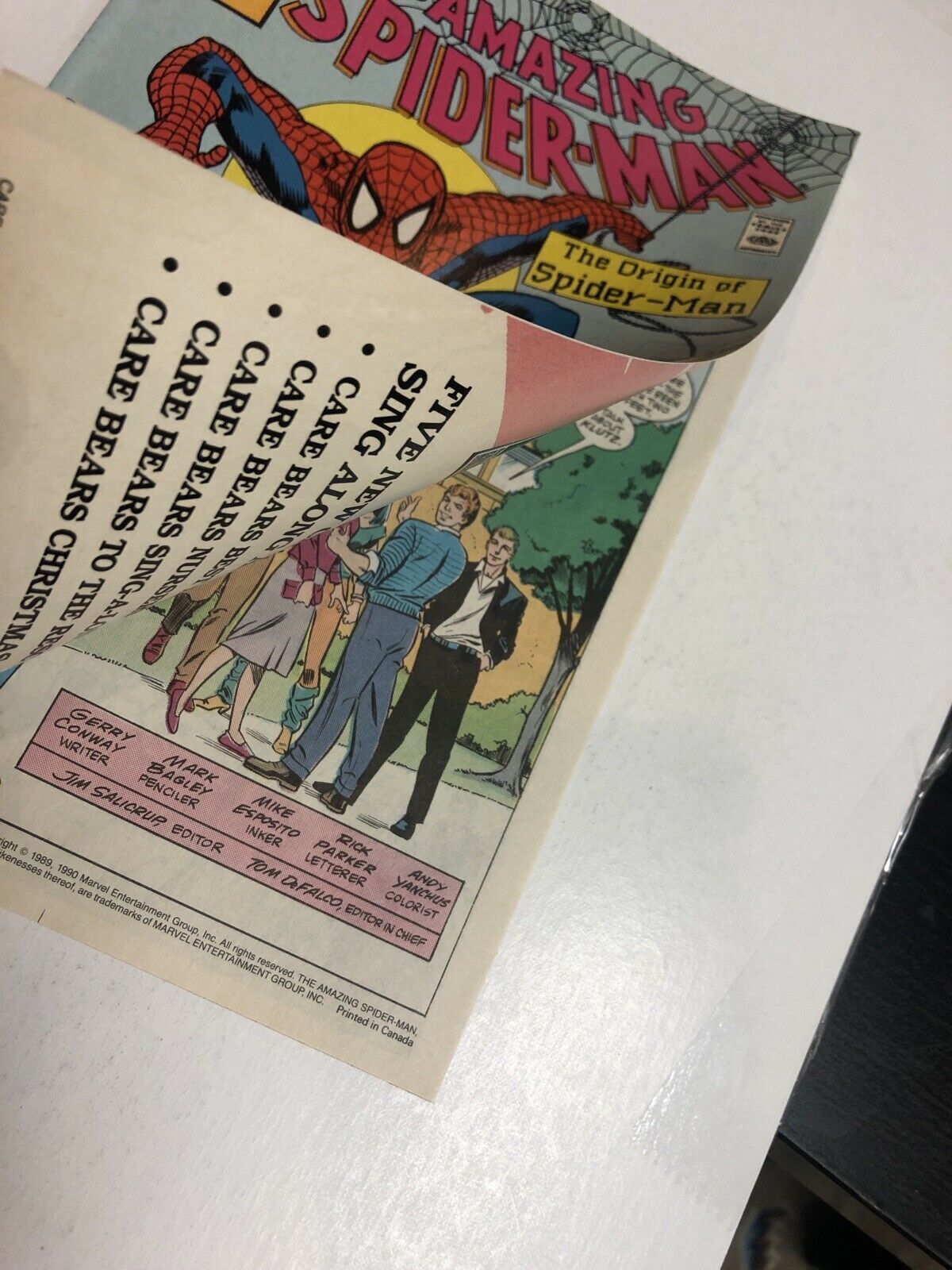 COMIC SHOP NEWS CSN 1390 CASANOVA RARE PROMO GIVEAWAY SPIDERMAN MINI STRIP