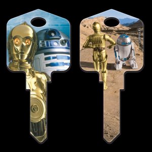 Star Wars Key Blanks (Kwikset-KW, C-3PO & R2-D2)