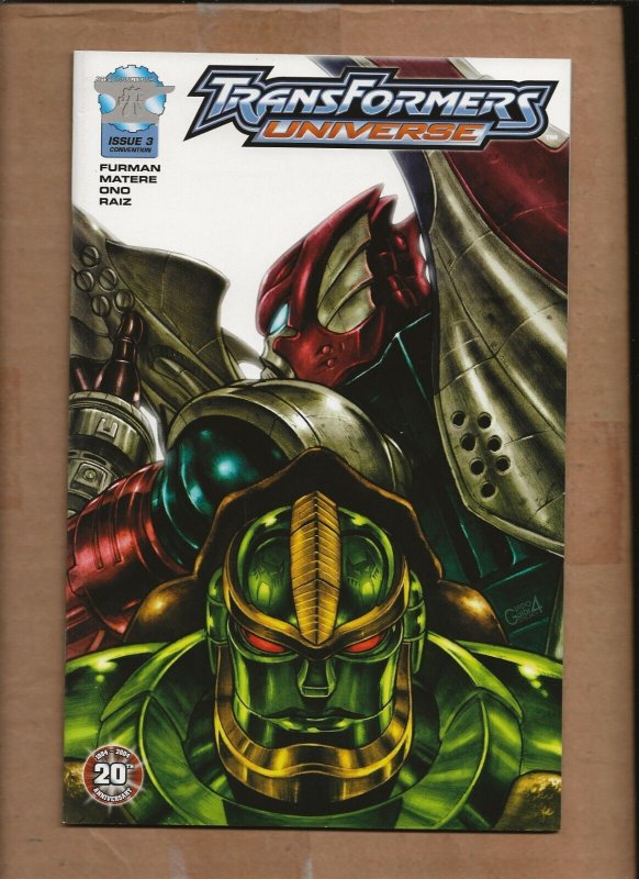 TRANSFORMERS  UNIVERSE #3 CONVENTION VARIANT COVER BEAST WARS 3H PRODUCTIONS 