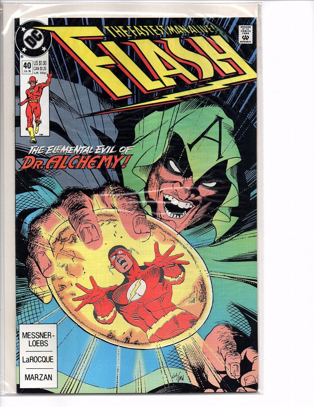 DC Comics Flash #40 Flash [Wally West]; Dr. Alchemy