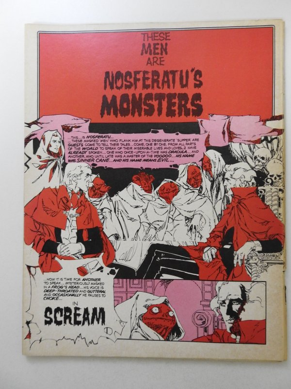 Scream #3 (1973) Amazing Read! Good+ Condition Cover loose