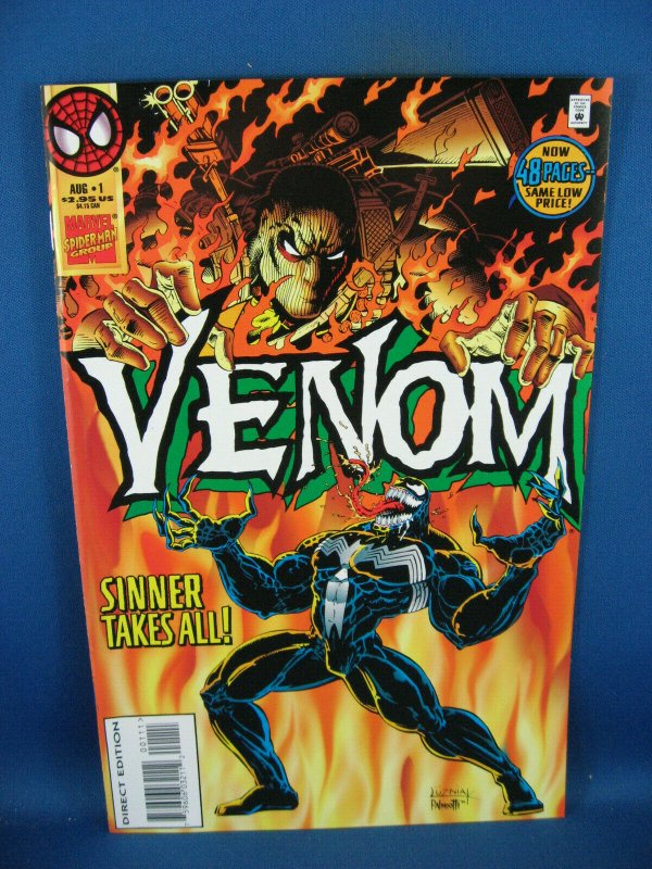 AMAZING SPIDERMAN VENOM SINNER TAKES ALL 1 VF 1995