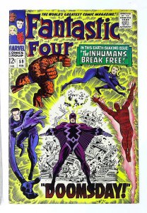 Fantastic Four (1961 series) #59, Fine- (Actual scan)