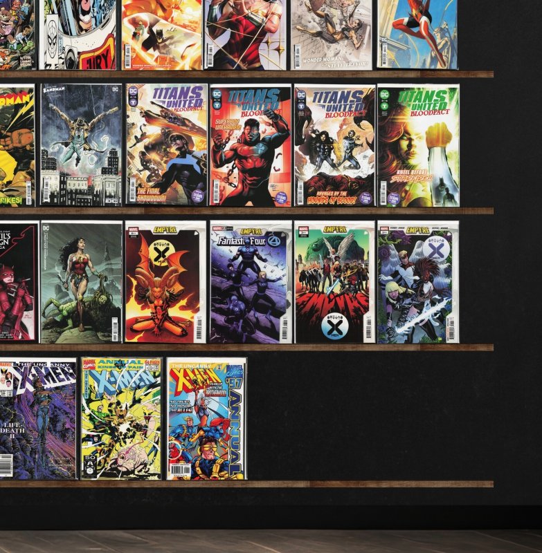 Huge Lot 140+ Comics with Action Comics, The Uncanny X-Men & More!