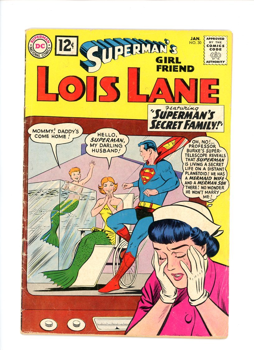 Supermans Girl Friend Lois Lane 30 Vg 1962 Comic Books Silver Age Dc Comics Lois Lane 