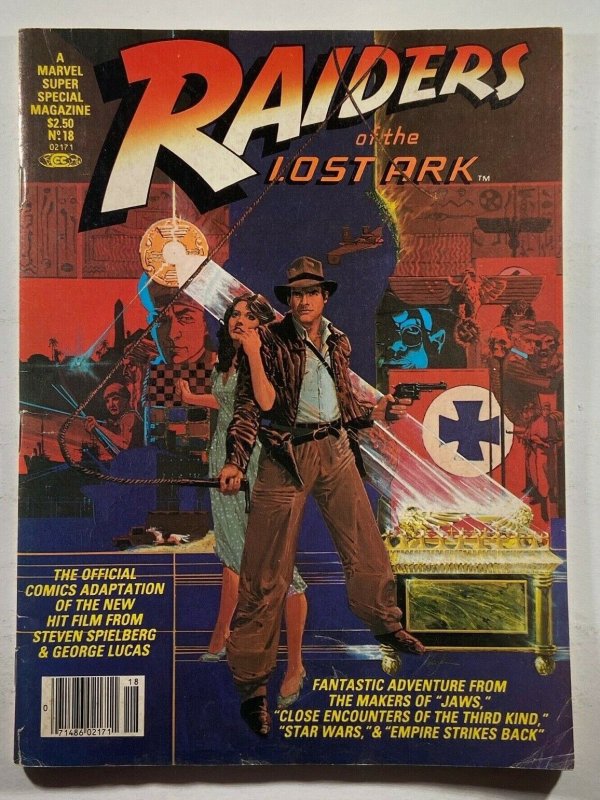 Marvel Comics Super Special #18 Raiders of the Lost Ark Indiana Jones 1981 Mag