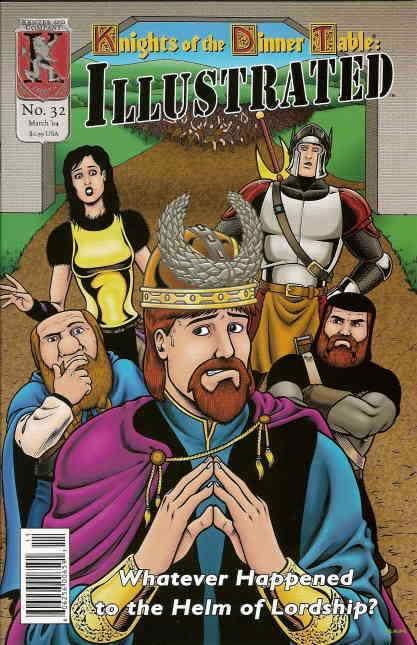 Knights of the Dinner Table Illustrated #32 VF/NM; Kenzer and Company | save on