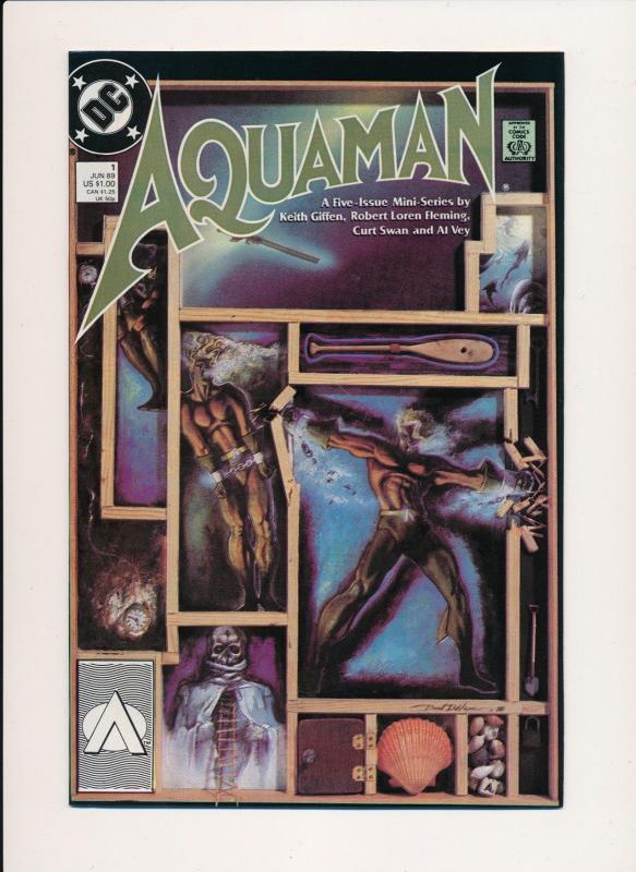 DC Comics AQUAMAN #1, 1989 Mini Series (HX667) ~ VF/NM