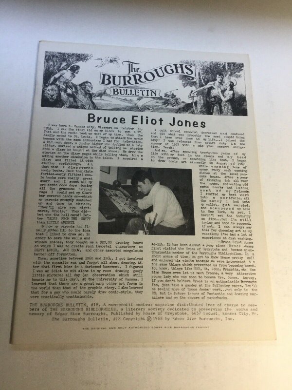 The Burroughs Bulletin 18 Nm Near Mint Magazine