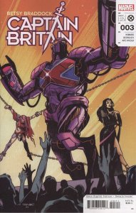 Betsy Braddock Captain Britain #3 Cover A D'Urso Marvel EB05