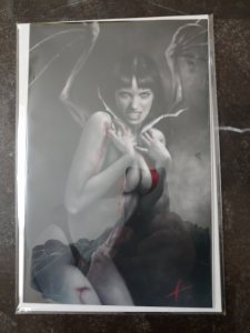 Vampirella #10 Carla Cohen Megacon B&W Virgin Variant with COA