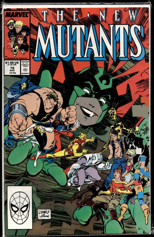 The New Mutants #78 Direct Edition (1989) New Mutants
