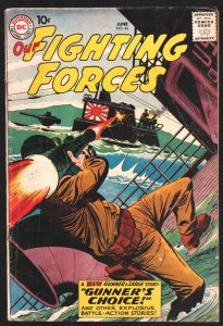Our Fighting Forces #46 1959-2nd Gunner & Sarge -Russ Heath frogman story