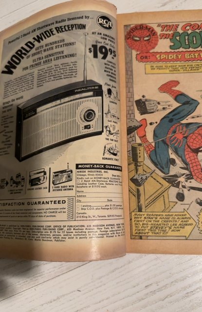 The Amazing Spider-Man #20 (1965)1st scorpion and origin.  See description