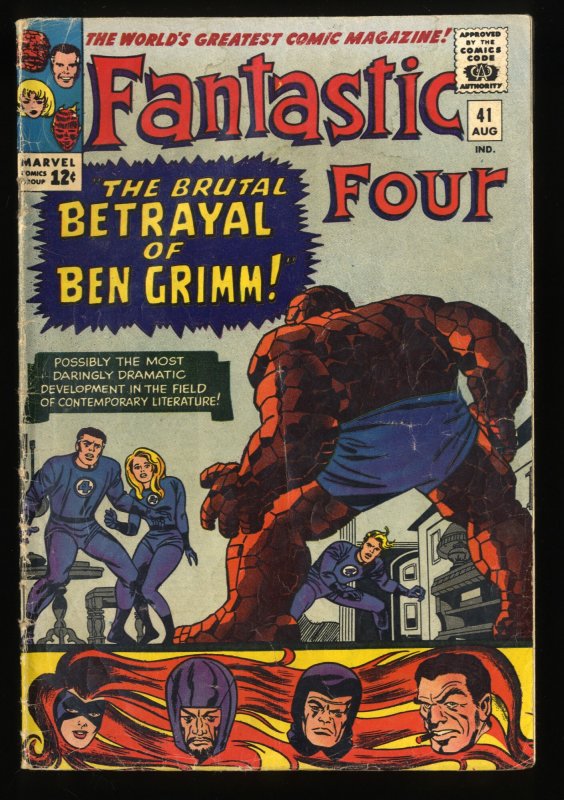 Fantastic Four #41 GD/VG 3.0