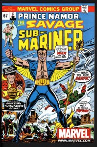 SUB-MARINER #67-MARVEL-HIGH GRADE-RARE 2ND PRINT-HTF-NM