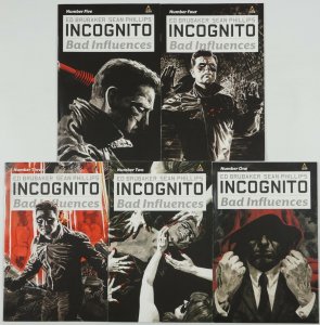 Incognito: Bad Influences #1-5 VF/NM complete series Ed Brubaker ; Icon