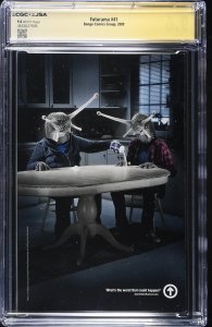 Futurama #41 signed/sketch by Tone Rodriguez (2009) Graded CGC 9.6