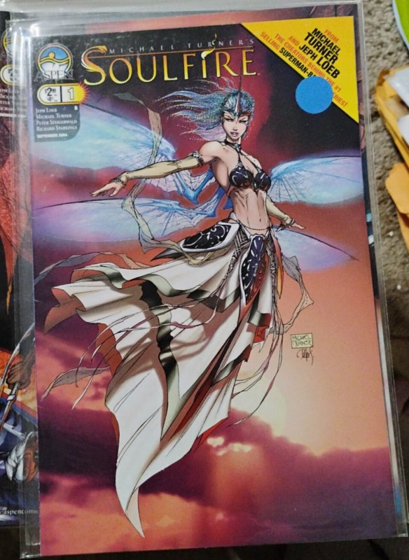 SOULFIRE  # 1 B VARIANT  2004 ASPEN COMICS MICHAEL TURNER  JEPH LOEB