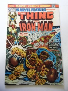 Marvel Feature #12 (1973) VG Condition moisture stain fc