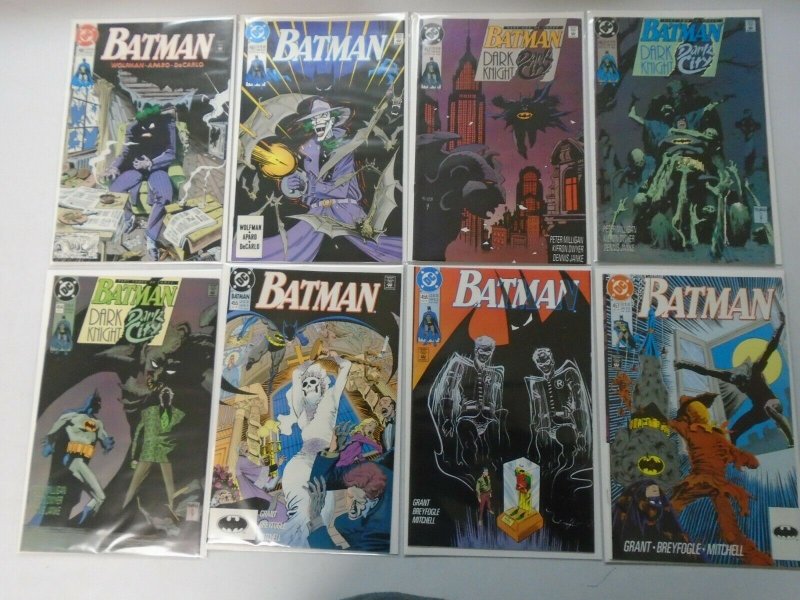 Batman comic lot 42 different from #450-499 avg 6.0 FN (1990-93)