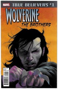 True Believers Wolverine The Brothers #1 (Marvel, 2018) NM