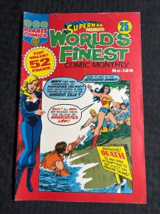 Vintage WORLD'S FINEST Planet Comics #125 VG+ 4.5 Wonder Woman AUS