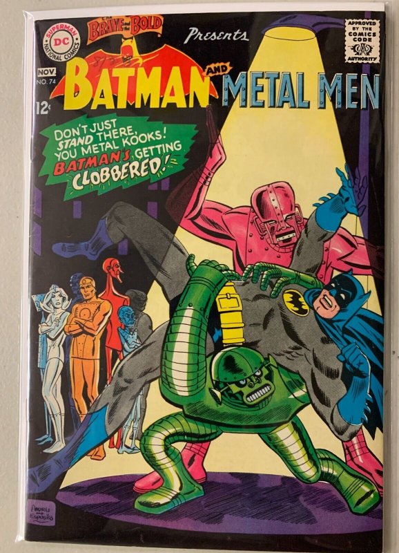 Brave and the Bold #74 DC 1st Series (6.0 FN) Batman Metal Men (1967)