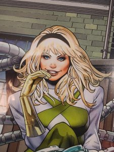 [1:100] SPIDER-GWEN: SHADOW CLONES 1 LAND VIRGIN VARIANT  LAST ONE.