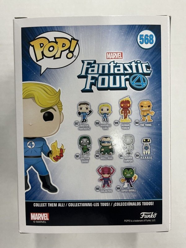 Funko Pop! Human Torch Glows in the Dark Specialty Series #568