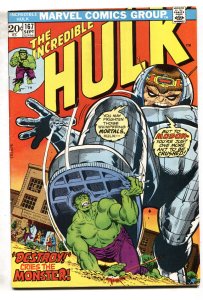 INCREDIBLE HULK #167--MARVEL--comic book--FN