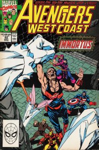 Avengers West Coast #62 (1990) West Coast Avengers / Avengers West Coast [Key...