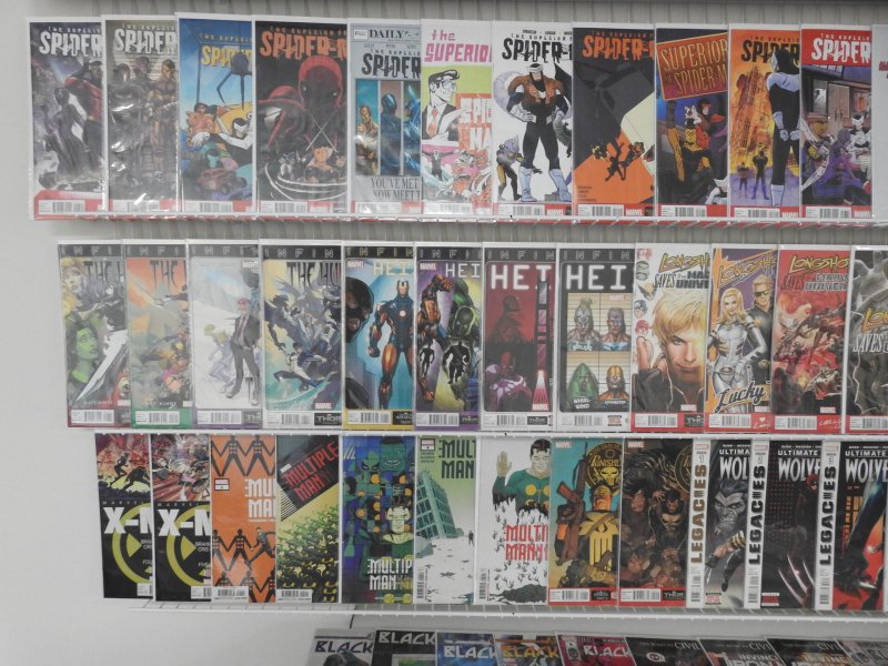 Huge Lot 160+ Comics W/ Spider-Man, Infinity, Wolverine, +More! Avg VF/NM Cond!