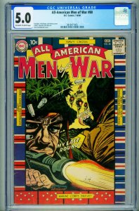 ALL AMERICAN MEN OF WAR #80 CGC 5.0-1960-WWII-DC-SILVER AGE 3818471005