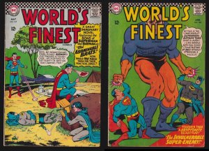 World's Finest 157 FN 158 VG/FN DC Lot of 2 Silver-age Nice