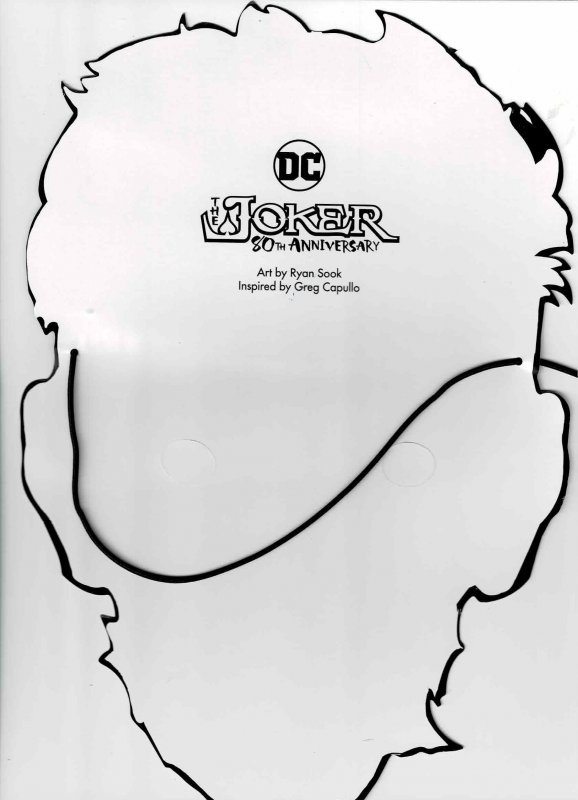 Joker (v4) Halloween Face Mask! Batman Day 2023 Extra. Brand New!