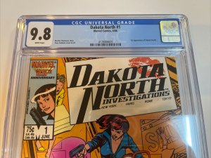 Dakota North (1986) # 1 (CGC 9.8 WP) 1st App Dakota North 