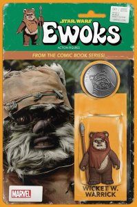 Star Wars Ewoks #1 Marvel Comics Action Figure Variant Cover E PRESALE 10/9/24