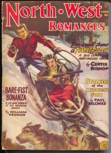 North West Romances Summer 1944-Norman Saunders-RCMP-pulp thrills-FR/G 