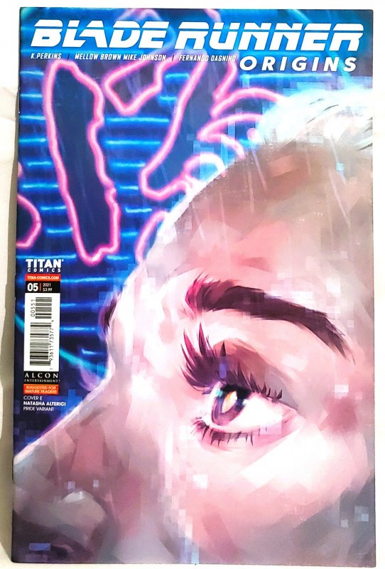 BLADE RUNNER Origins #5 Natasha Alterici Pride Variant Cover E (Titan 2021)