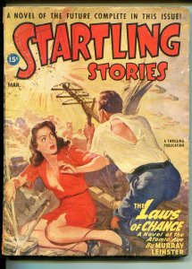 STARTLING STORIES 03/1947-THRILLING-ATOMIC AGE-LEINSTER-SPICY BABE-vg+