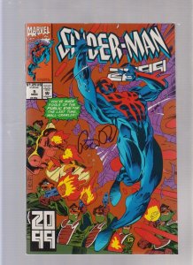 Spider Man 2099 #5 - SIGNED BY PETER DAVID! (9.0) 1993